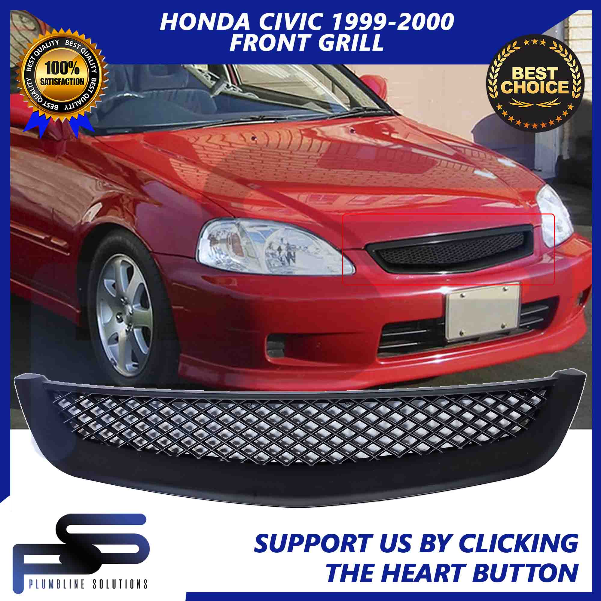 Honda Civic Front Grille Grill Year Model Front Grills Grill Guard Grille