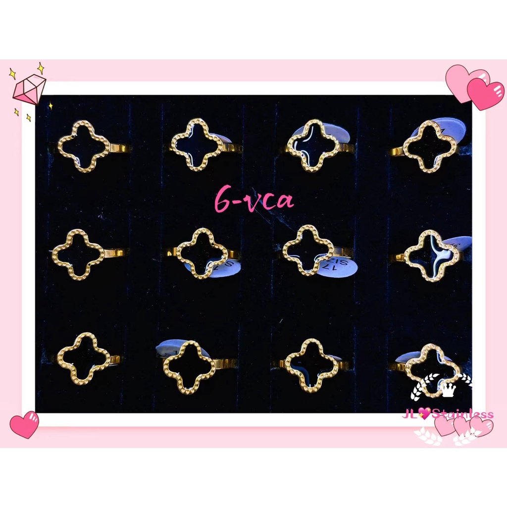 【Spot in Manila】[JL♥️Stainless] Stainless Gold Ring ( 12 pcs \ box ...