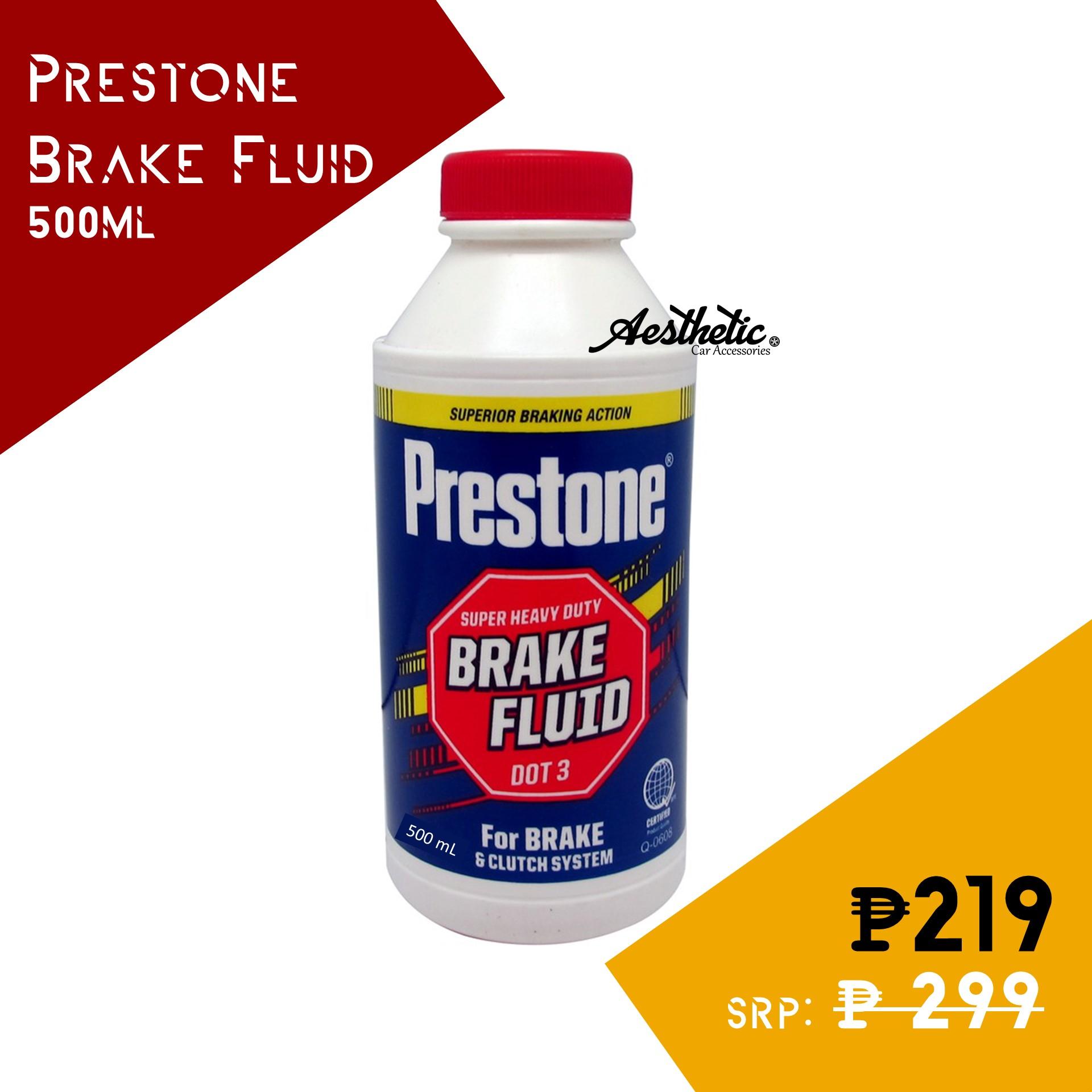 Prestone Brake Fluid DOT3 500mL Antifreeze lubricant Lazada PH