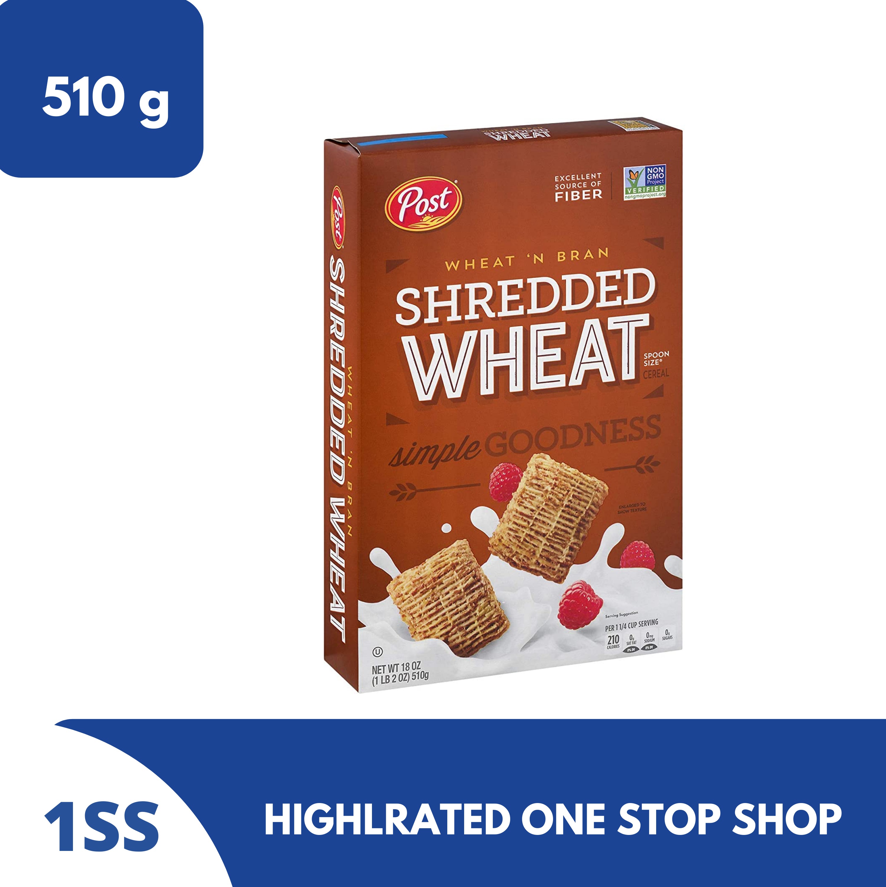 Post Wheat 'N Bran Shredded Wheat Cereal, 510g Lazada PH