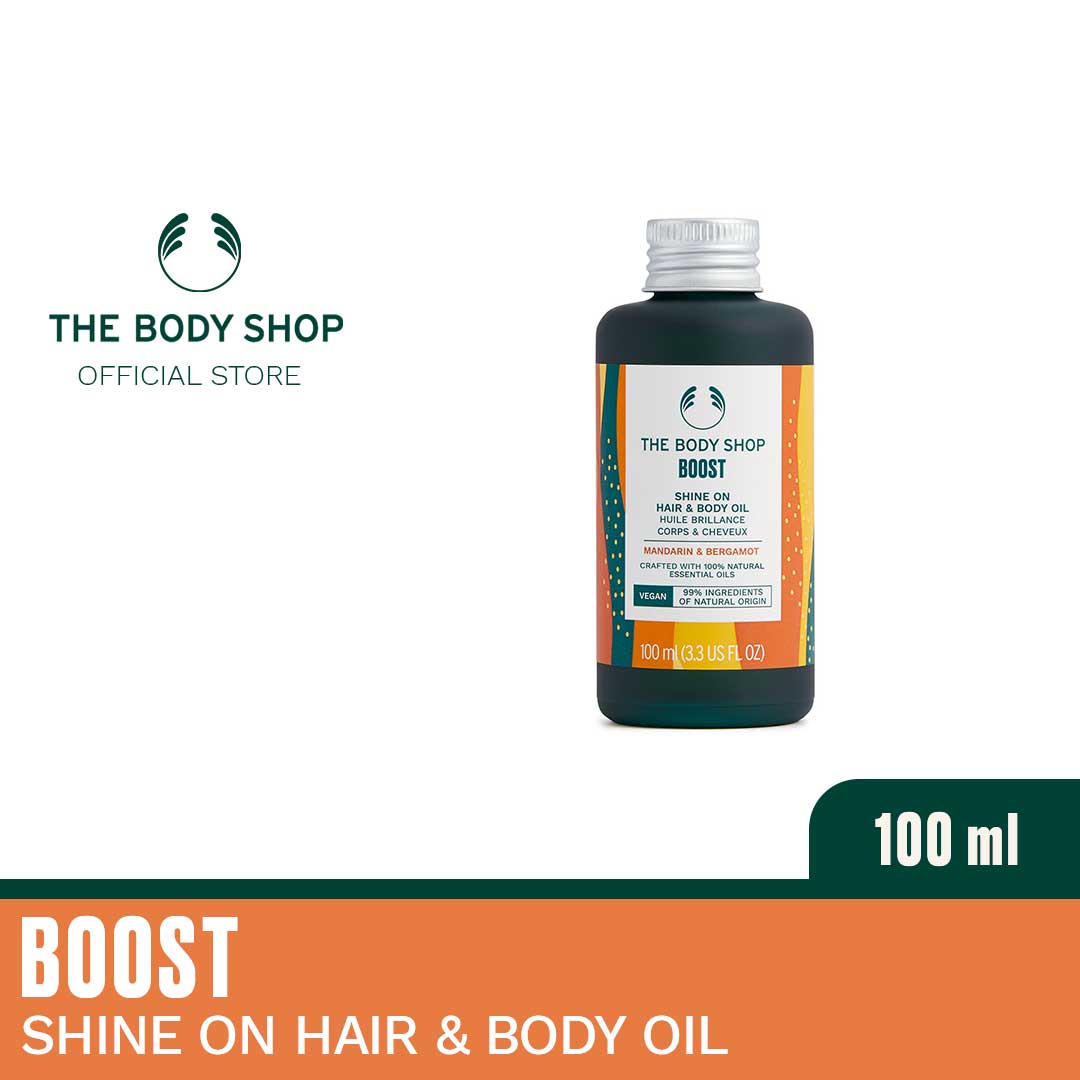 Boost Shine On Hair & Body Oil
