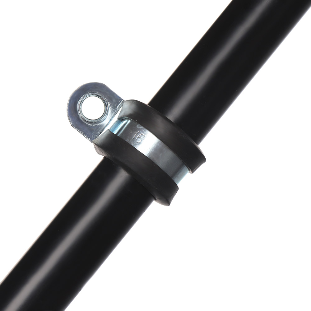 10 Cái Kẹp Chữ P Lót Cao Su, Kẹp Ống Nối Dây Cố Định Gắn Cáp Ống Phần Cứng Phụ Kiện Điện