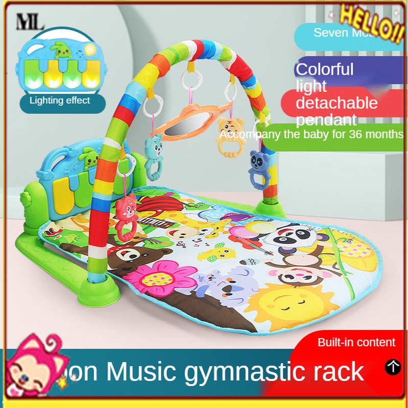 {Ready Stock}Baby Gym Piano, Kick and Play Mat, 03 Years Playmat for