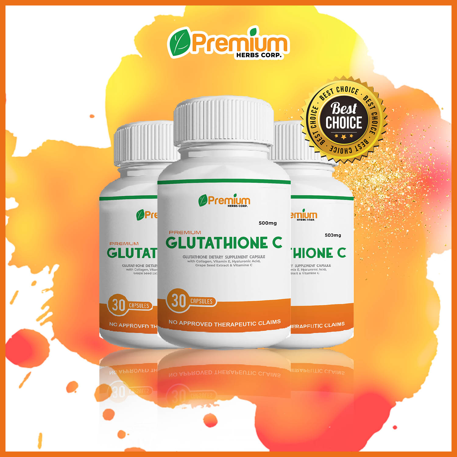 🔥 Premium Glutathione Gluta C whitening orginal Whitening capsule ...