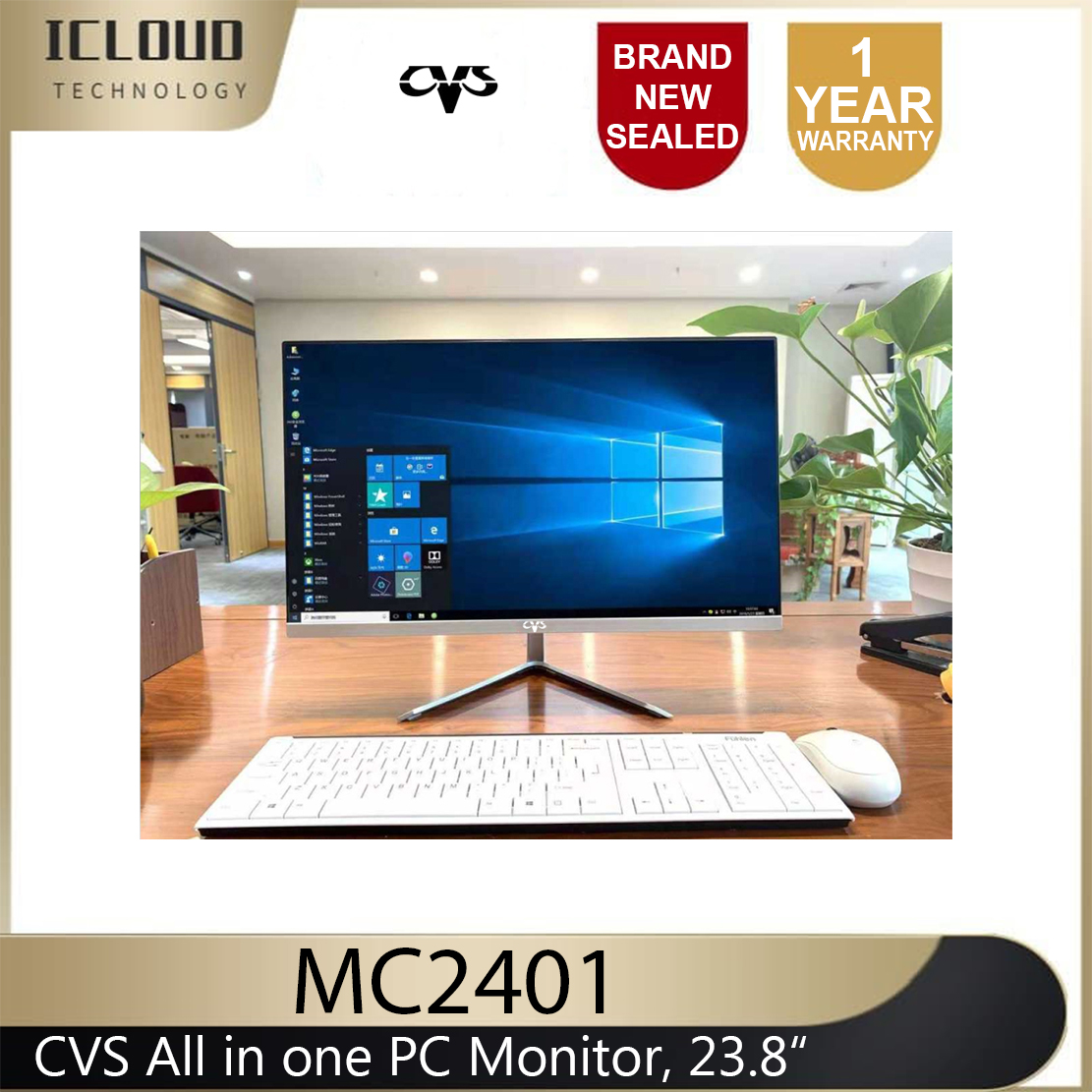 CVS MC2401 All in one PC Monitor, 23.8 inches, Intel core i5 Processor