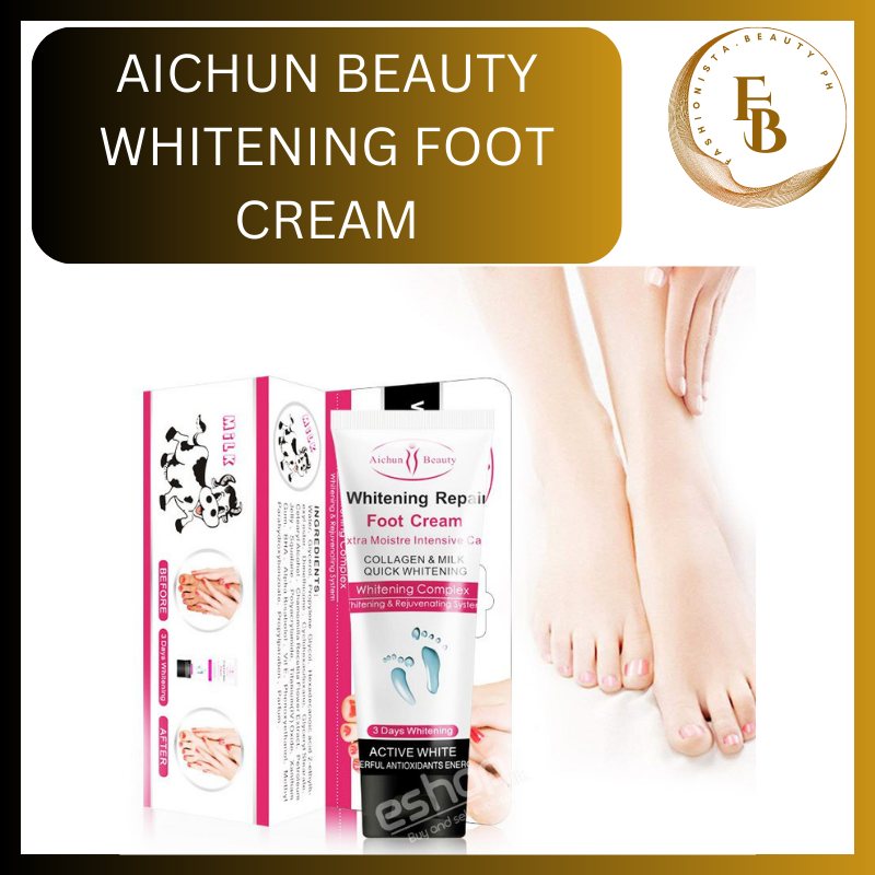 Aichun Beauty Whitening Repair Foot Cream Collagen & Milk Quick