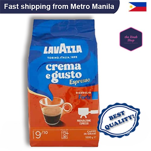 1kg Lavazza Crema E Gusto Espresso 05/24 expirationFresh coffee beans Intensity 9 out of 10
