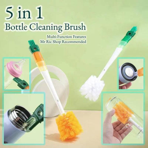 Multi-Functional Cleaner Tumbler Brush Nylon Brush Straw Drinking - Main Image