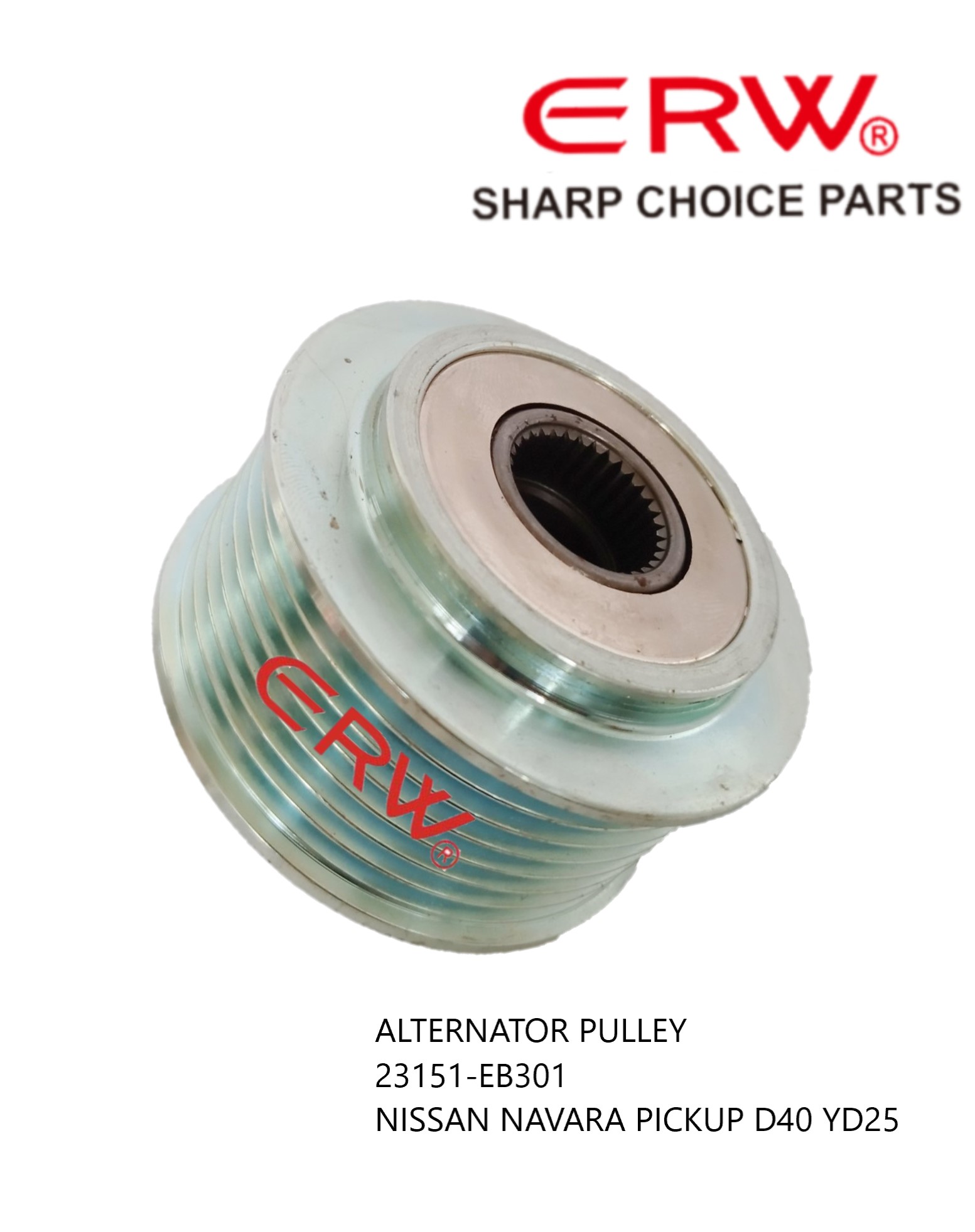 ALTERNATOR CLUTCH PULLEY NISSAN NAVARA PICKUP D40 YD25 (23151EB301