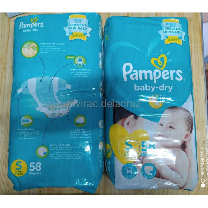 Pampers Small Taped Diaper 116128pcs (choose Variation) 