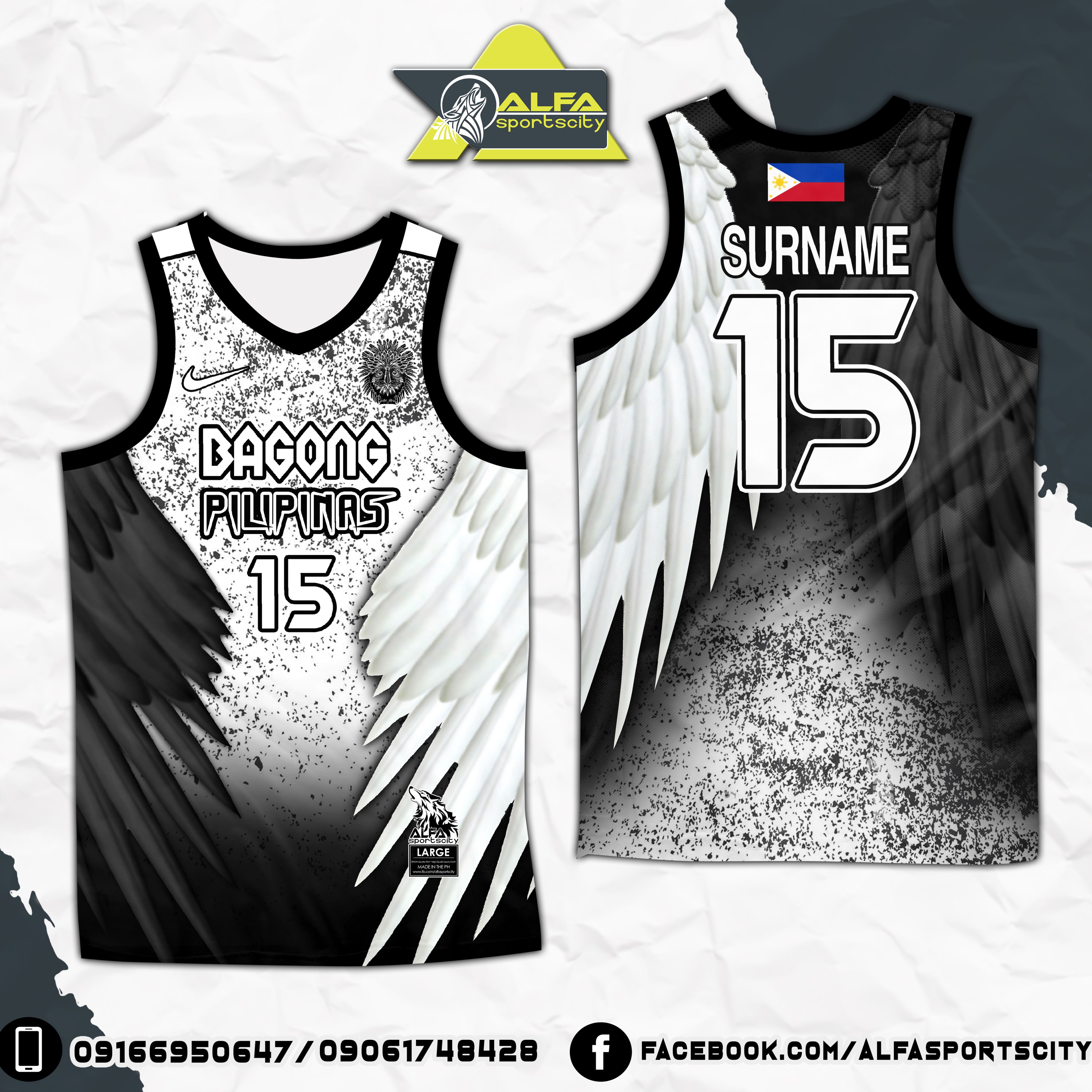 NEW DESIGN - BAGONG PILIPINAS - FULL SUBLIMATION BASKETBALL JERSEY ...