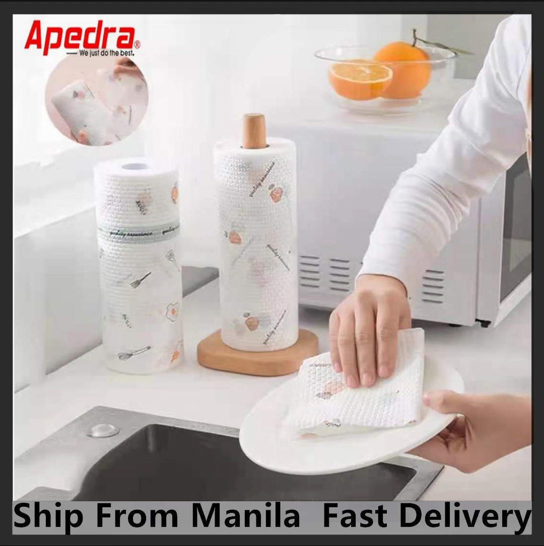 Kitchen Roll Towels Kitchen Dish Cloth Paper Towel Roll Lazada PH
