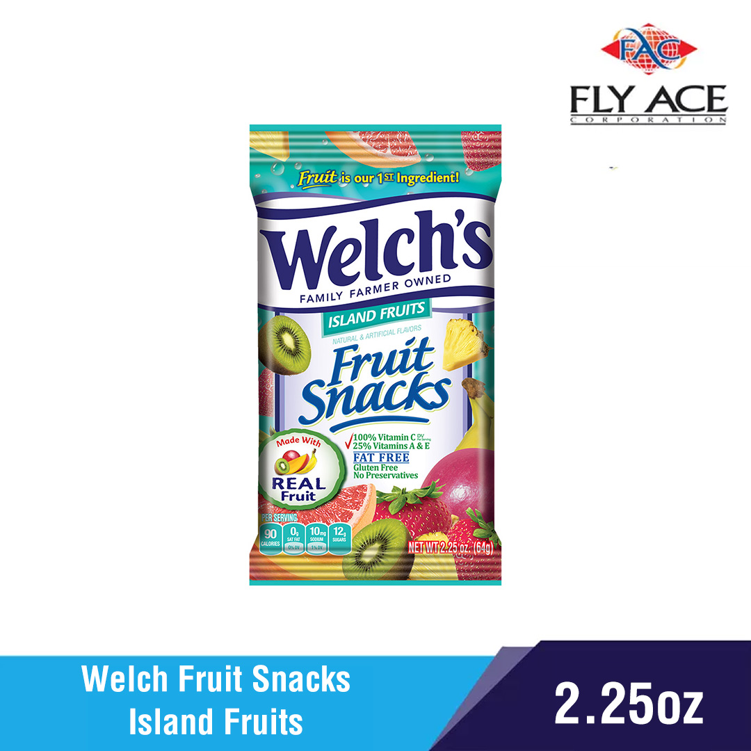 Welch Fruit Snacks Island Fruits 2.25 oz Lazada PH