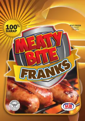 MJB Frozen Meaty Bite Franks Taste Like Jolly hotdog