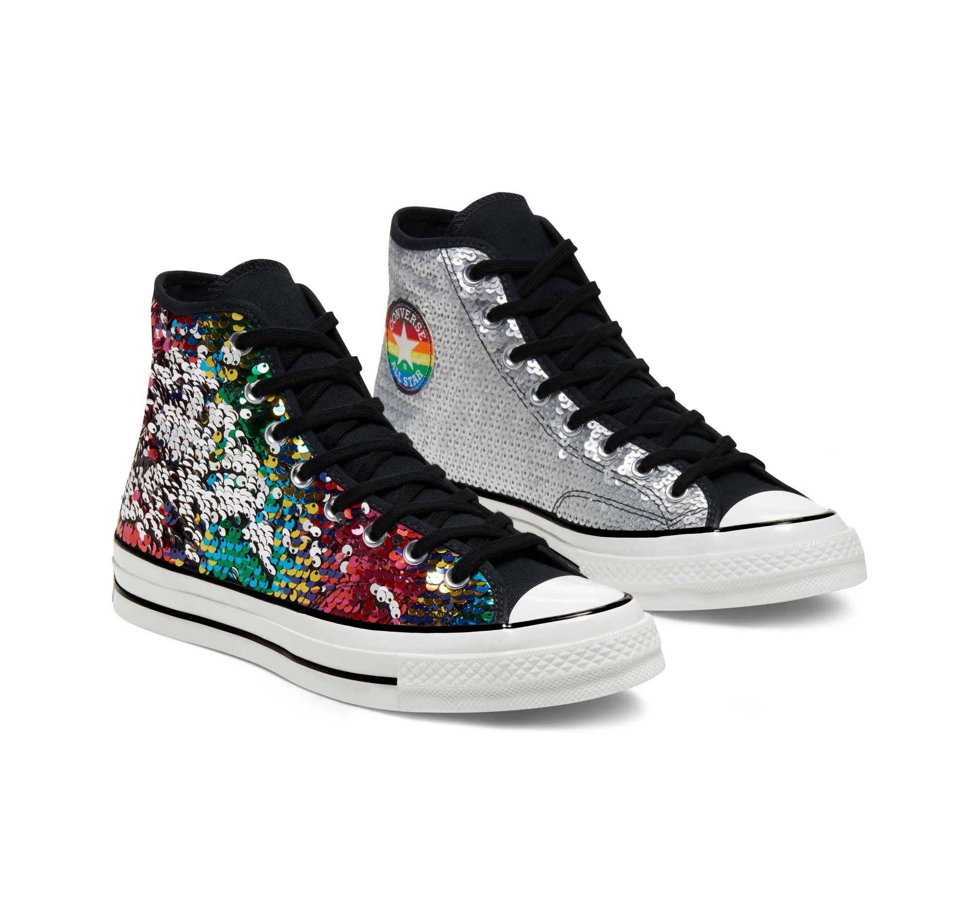 reversible sequin converse