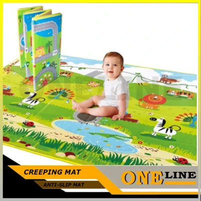 Oneline Baby Creeping Mat Thick Play Mat Foam Floor Pad Living Room Home Anti-slip--RANDOM DESIGN