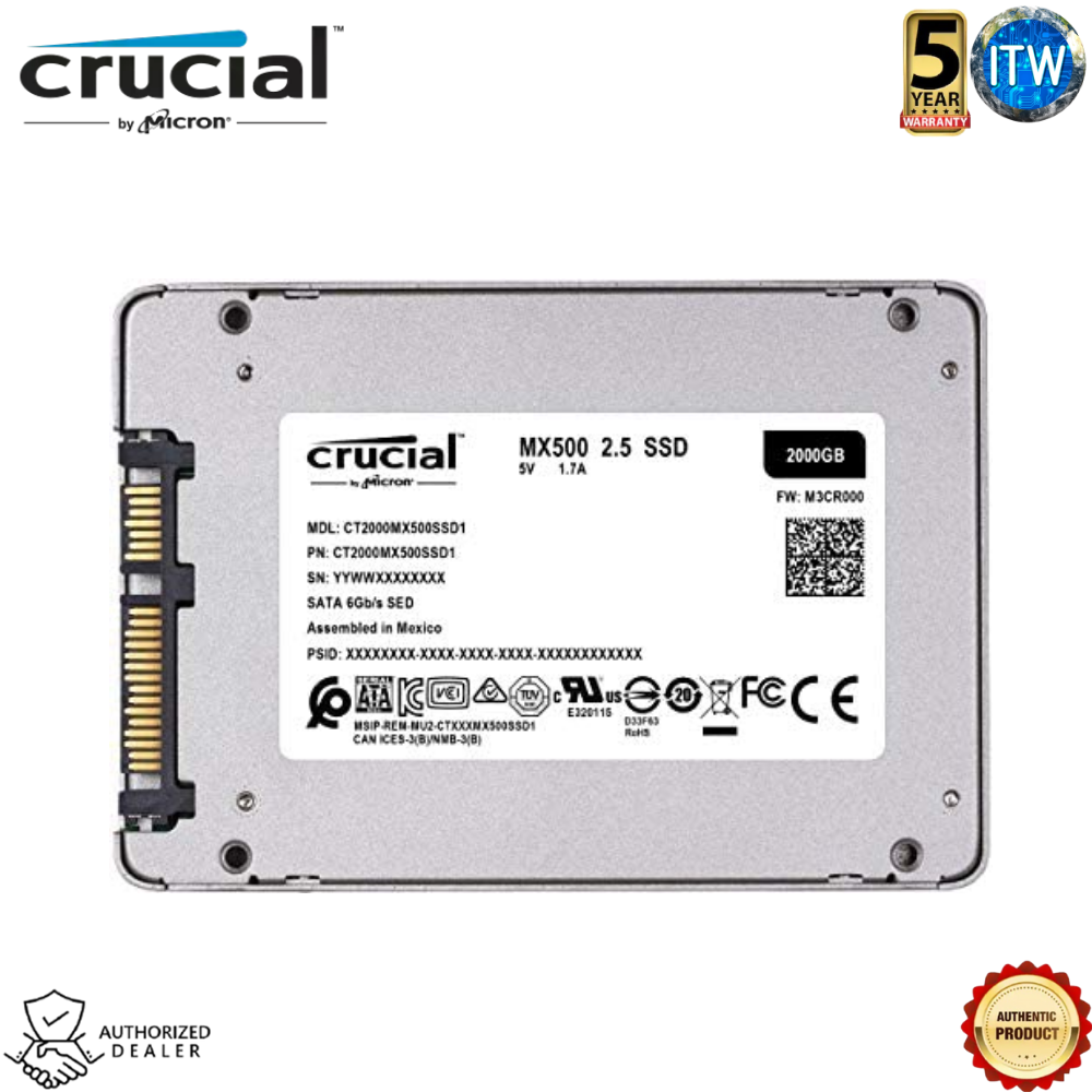 開店記念セール Crucial CT4000MX500SSD1JP MX500 4000GB SATA 2.5” 7mm with 9.5mm  adapter SSD