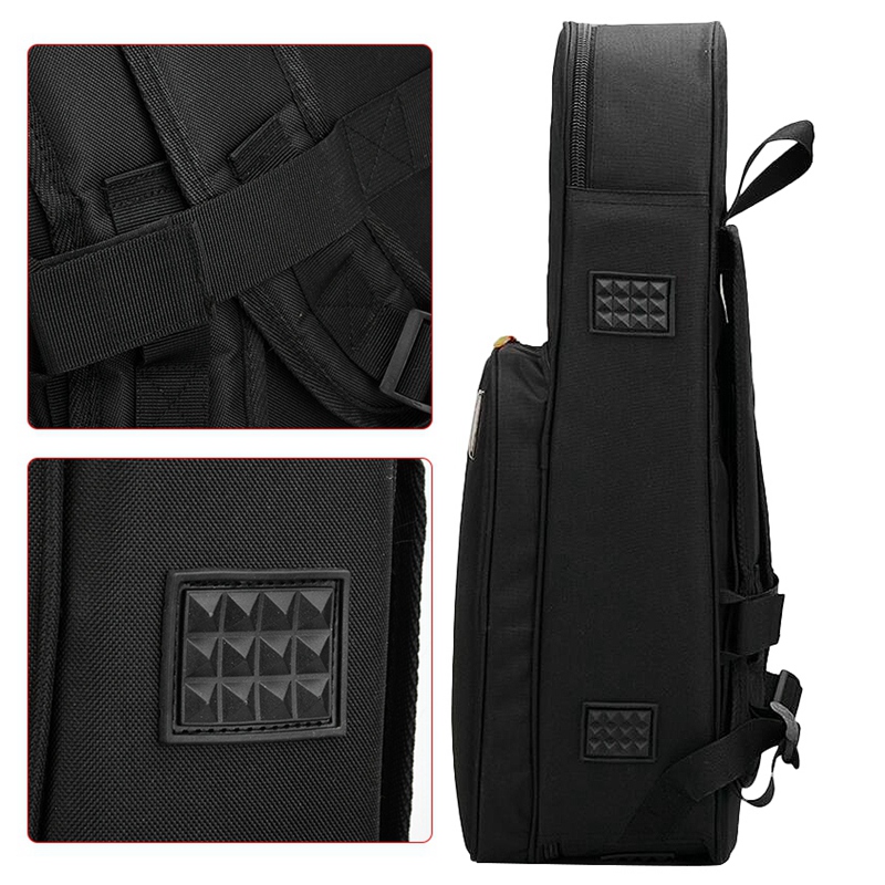 Saxophone Gig Bag Oxford Cloth Alto Sax Thickened Backpack with Double