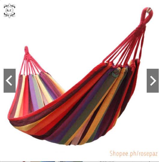 FrecyShop Portable Cotton Rope Outdoor Camping Tent Hammock Duyan ...