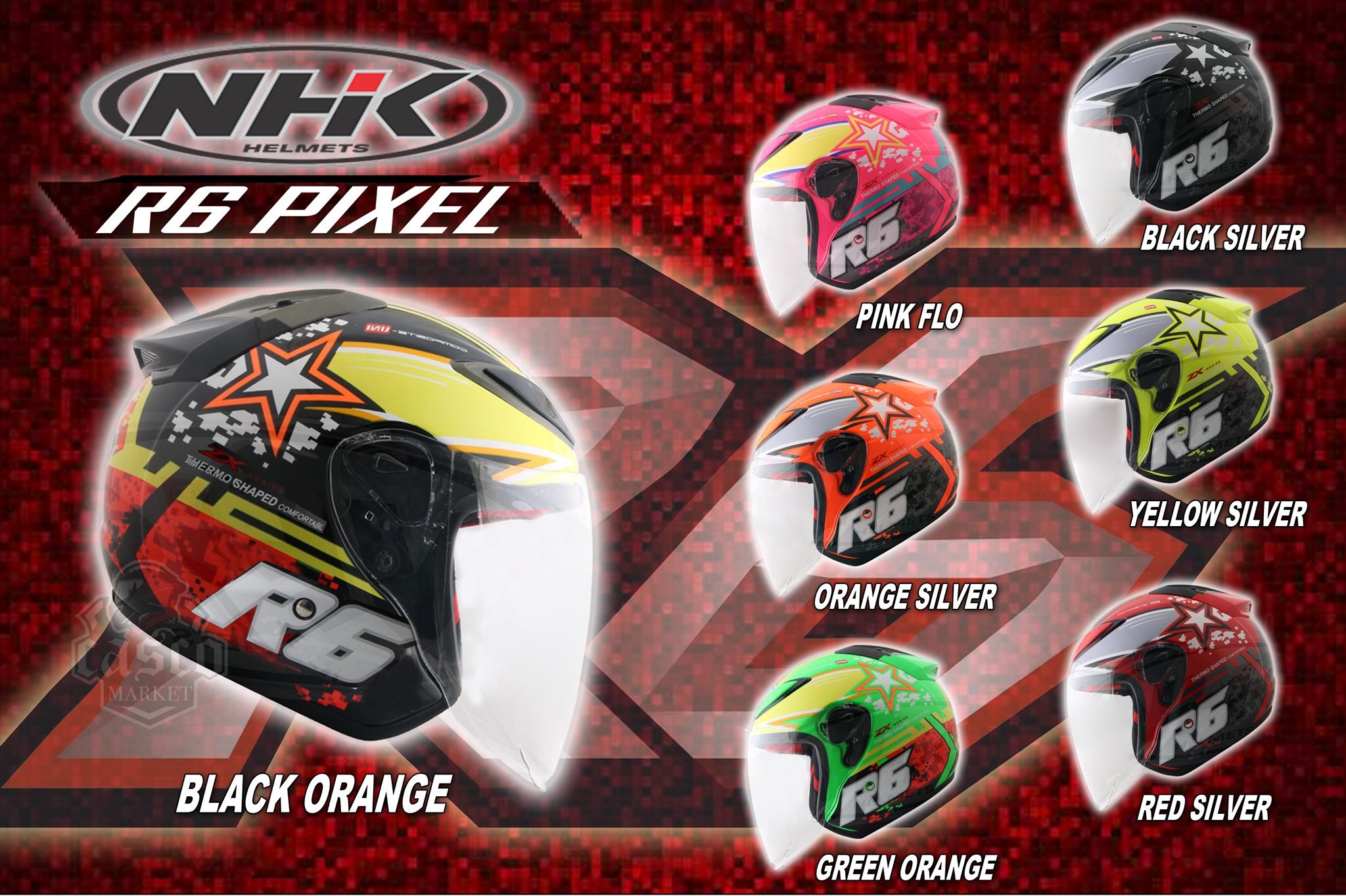 nhk half face helmet price