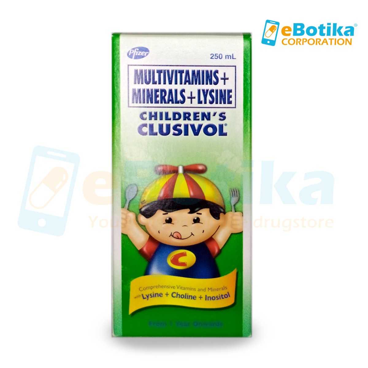 Clusivol Syrup 250ml (Multivitamins + Minerals + Lysine) Lazada PH