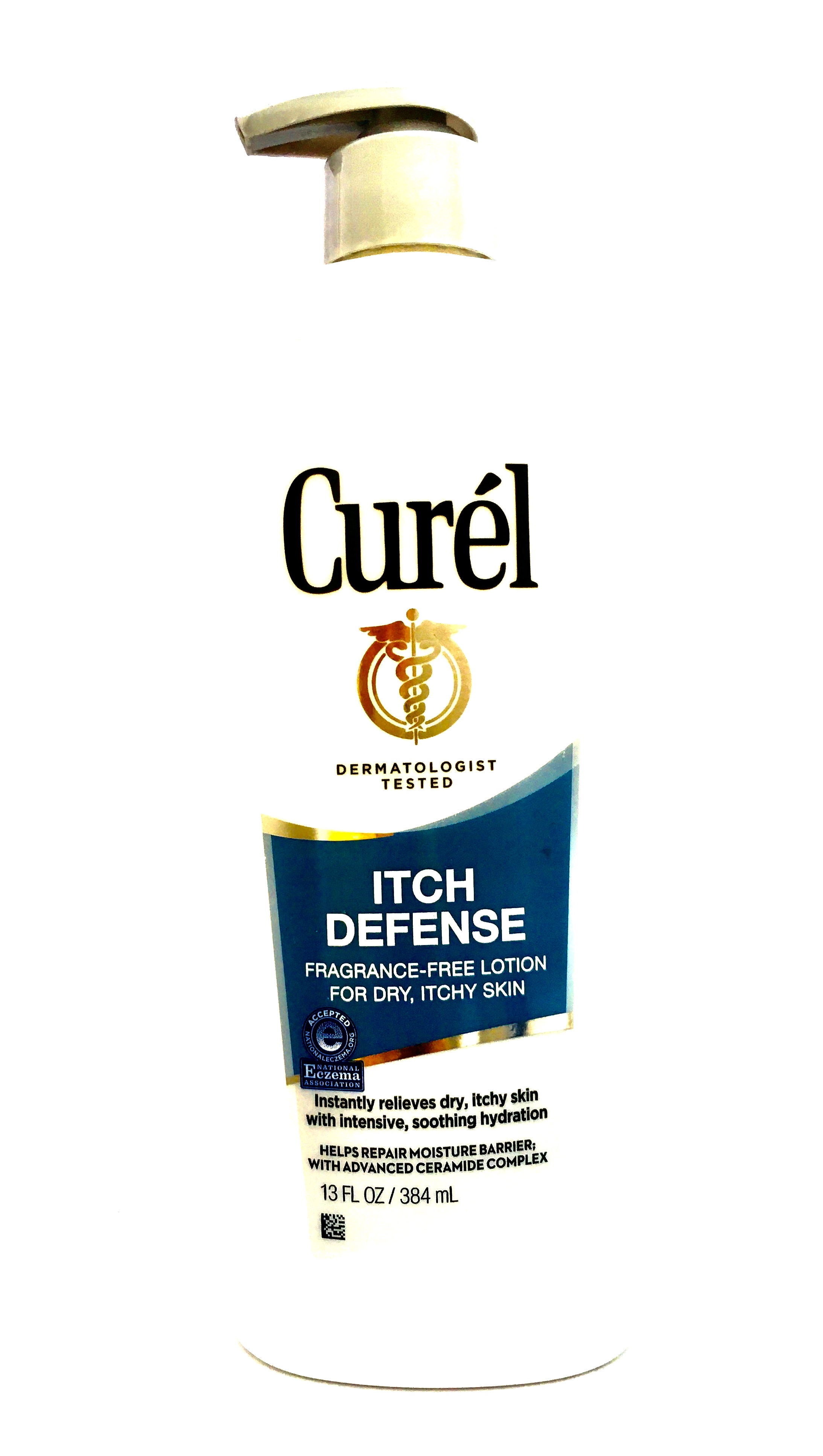 Curel Itch Defense FragranceFree Lotion For Dry, Itchy Skin 13Oz 384mL