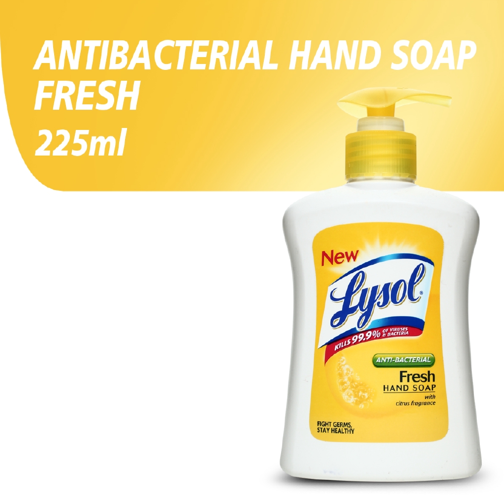 LYSOL ANTIBACTERIAL HAND SOAP FRESH 225ML Lazada PH   65a9ea6d4a134ea0caa6c7687a37e898 