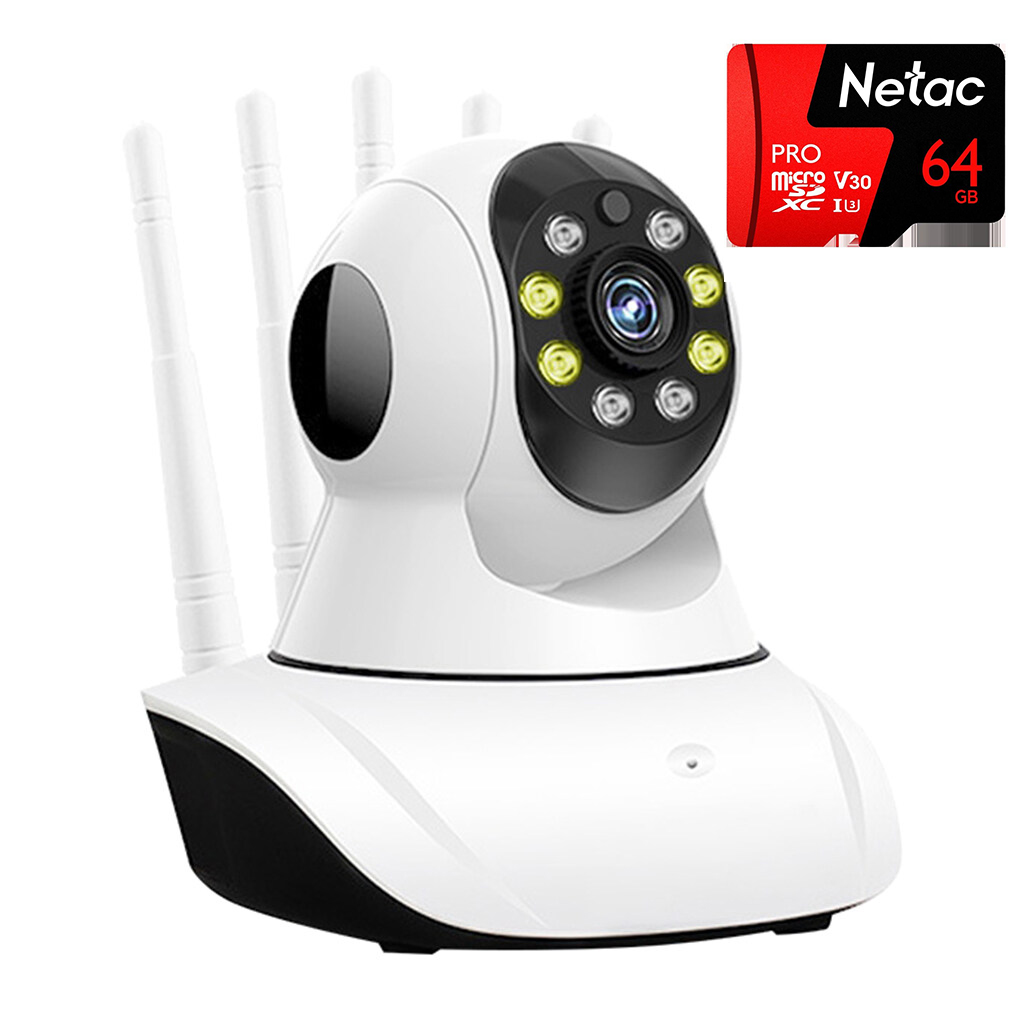 🔥CAQ8 camera cctv connect to cellphone 1080p cctv Night vision monitor