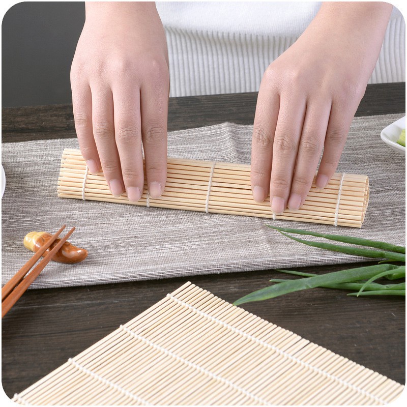 FTBamboo Sushi Mat Rollers Sushi Rice Rollers Hand Maker Bamboo Kimbap