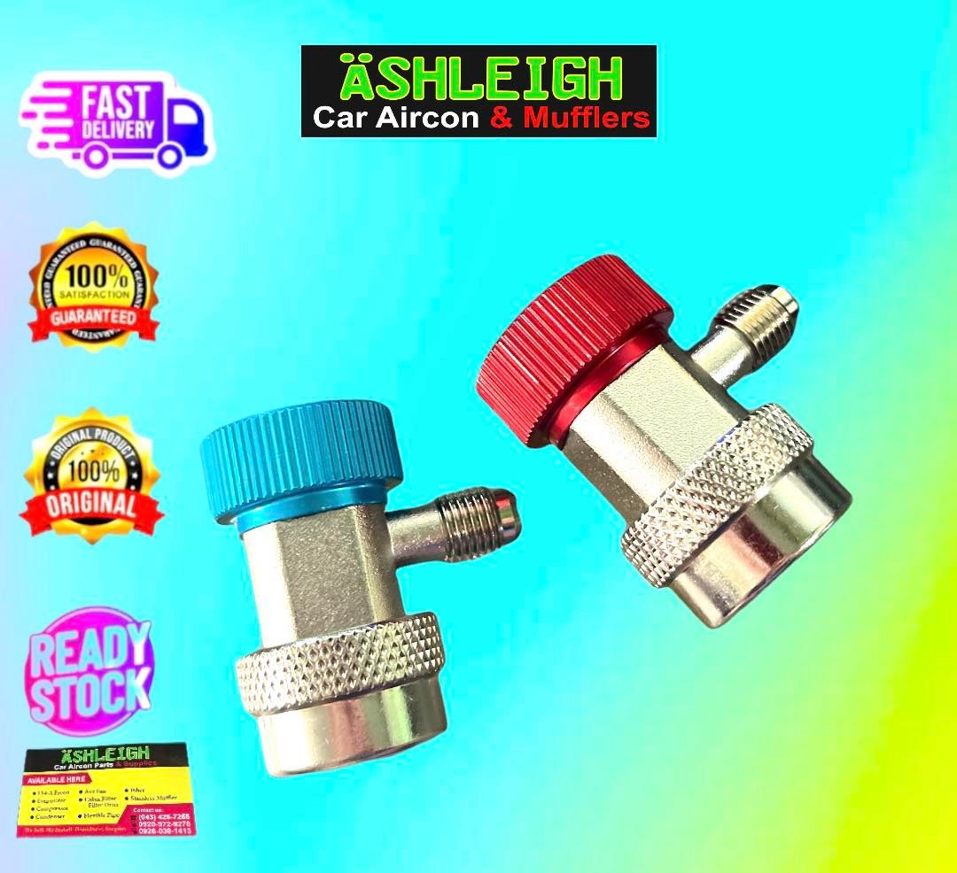 Car aircon Quick Release HIGH & LOW HEAVY DUTY COUPLER 134a adaptor for