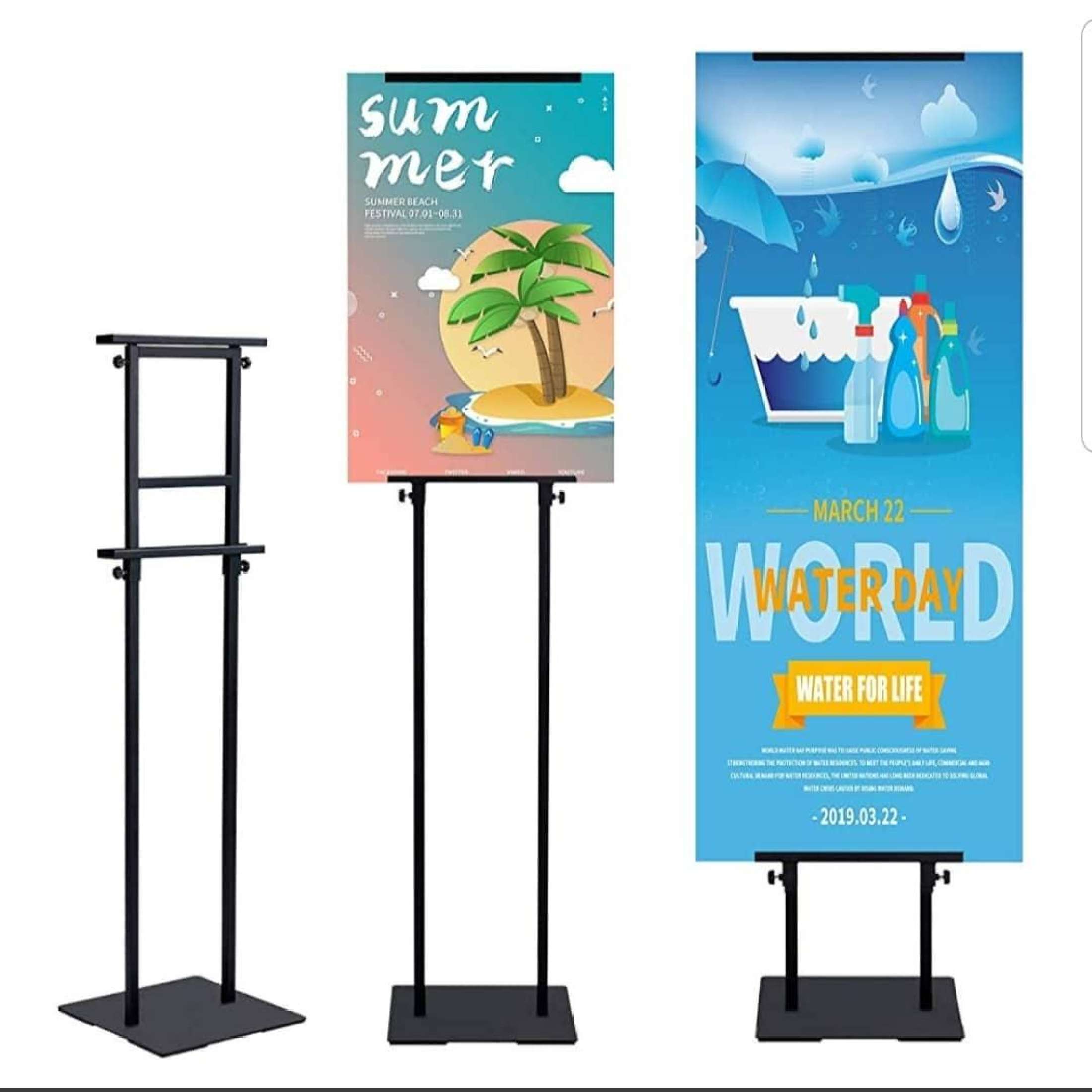Sign Stand Banner Poster Board Display Stand Pedestal Sign Holder KT
