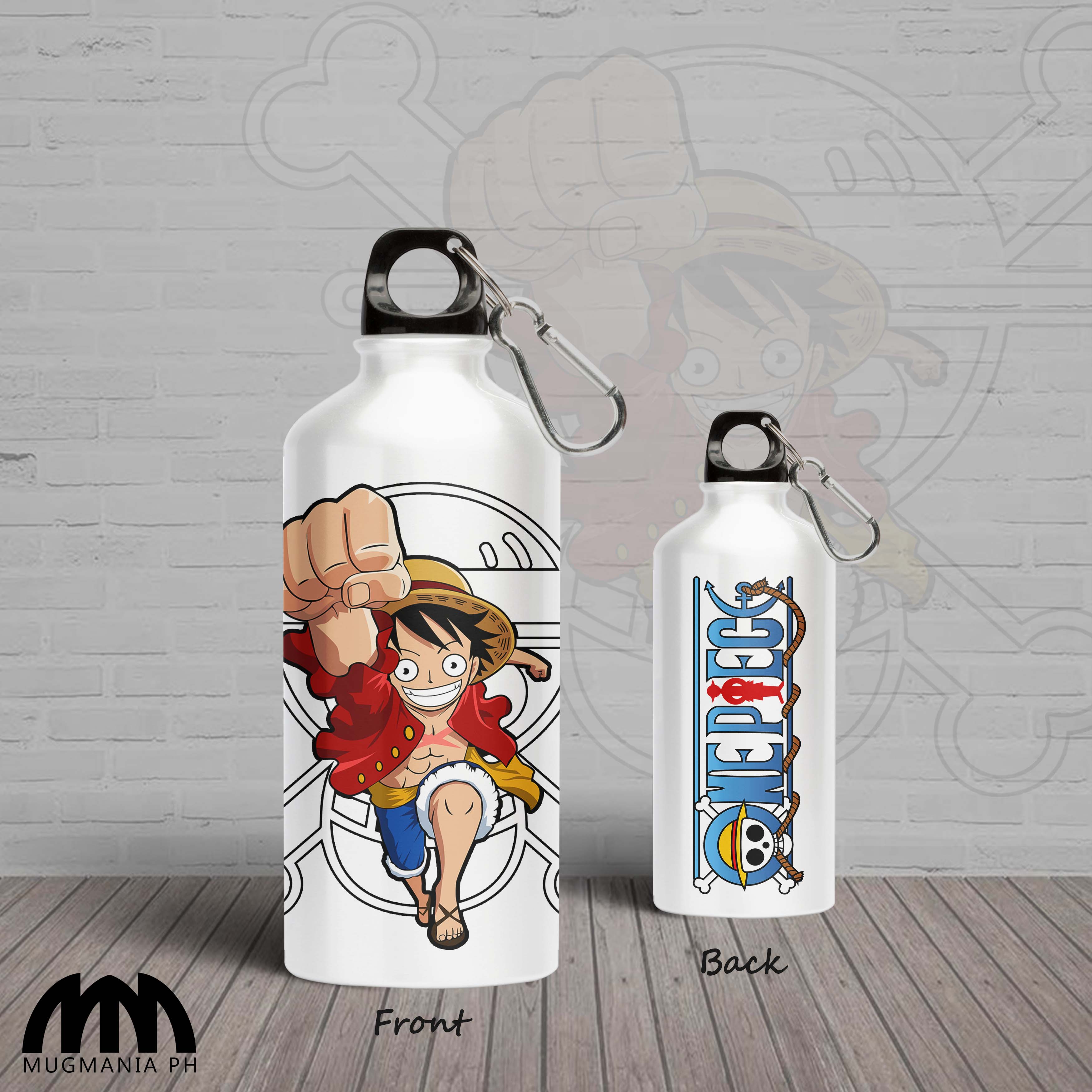 One Piece Straw Hat Pirates Logo Water Bottle