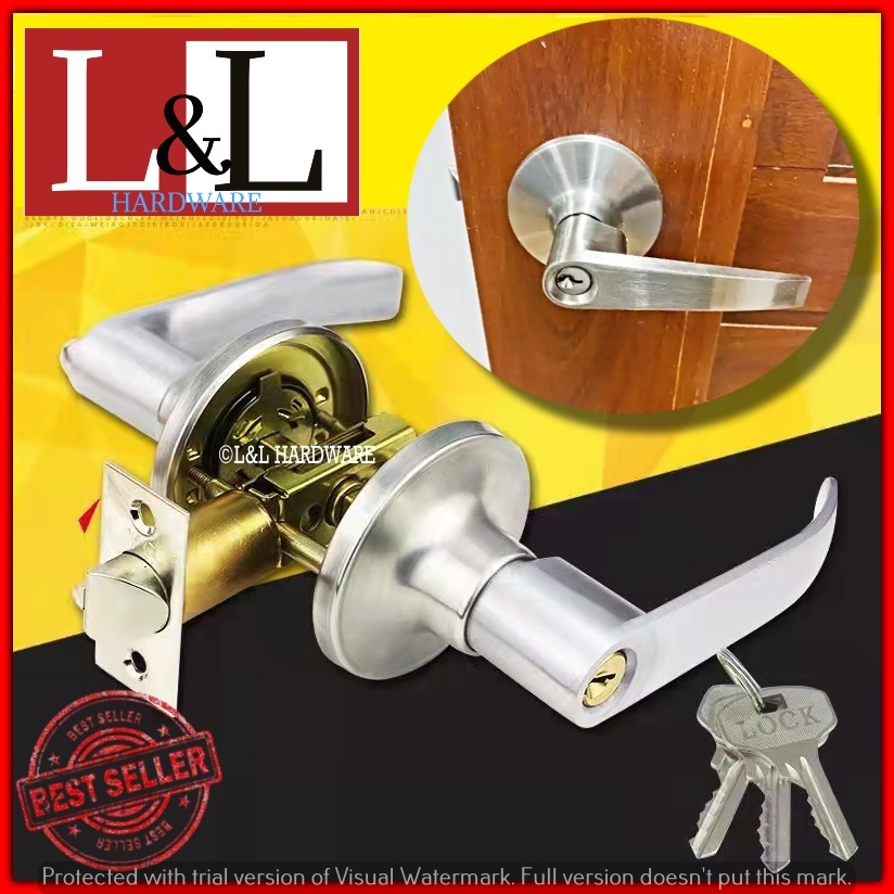 Ang mainit na benta 202 SILVER ENTRANCE LEVER DOOR SET Lever Wave