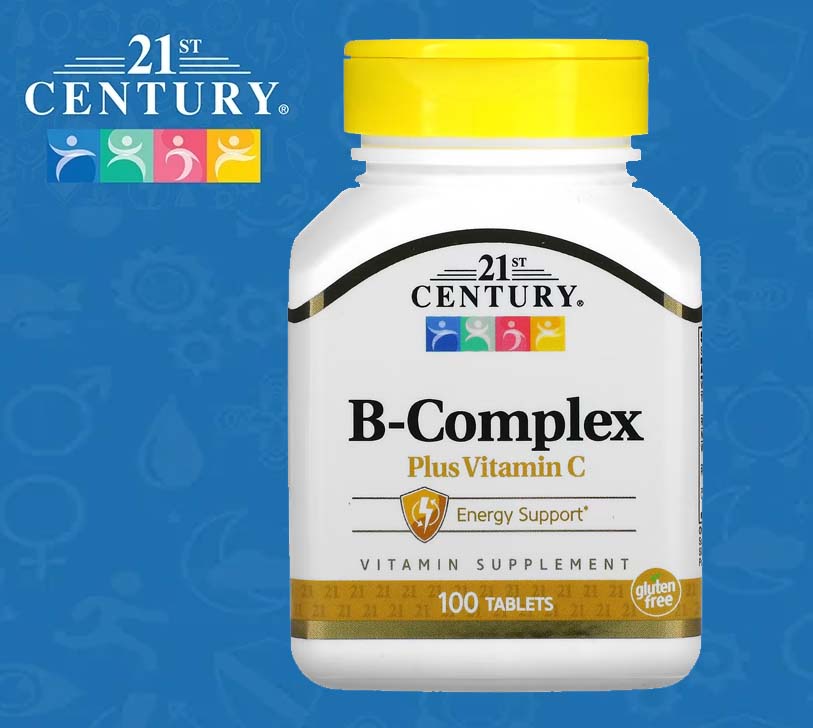 21st Century B Complex Plus Vitamin C Gluten Free 100 Tablets | Lazada PH