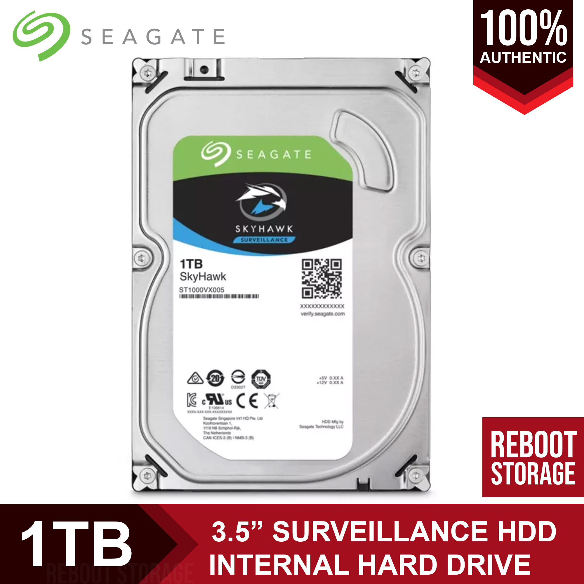 Seagate Skyhawk Surveillance St1000vx005 1tb Internal Hard Disk Drive 35 Lazada Ph 5776