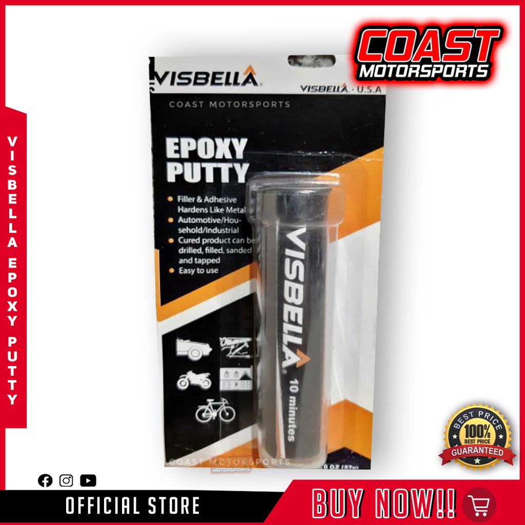 Visbella Epoxy Putty Filler Adhesive Hardens like Metal USA Lazada PH