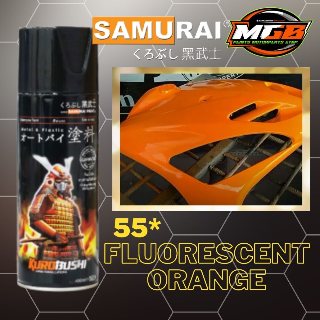 55** Fluorescent Orange (Neon Orange) - Samurai Paint Philippines
