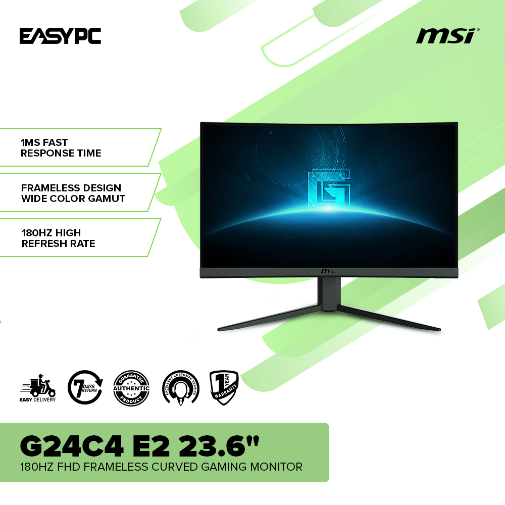 EasyPC | MSI Optix G24C4 24 Inch 144Hz FHD VA / G24C4 E2 23.6" 180Hz ...