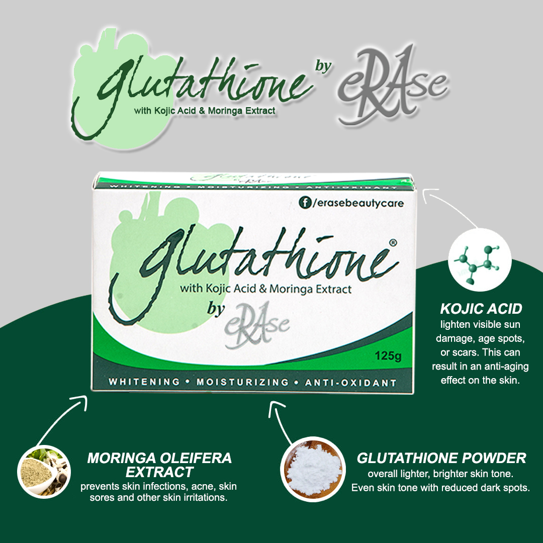 erase glutathione soap Gluta by eRAse Whitening Facial Cleanser main image 0