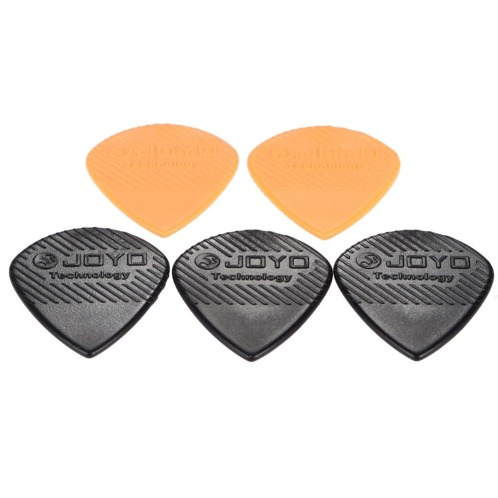 5 Cái Hình Tam Giác Bằng Nhựa Guitar Pick Plectrum 3 Chiếc Màu Đen 2 Chiếc Màu Cam