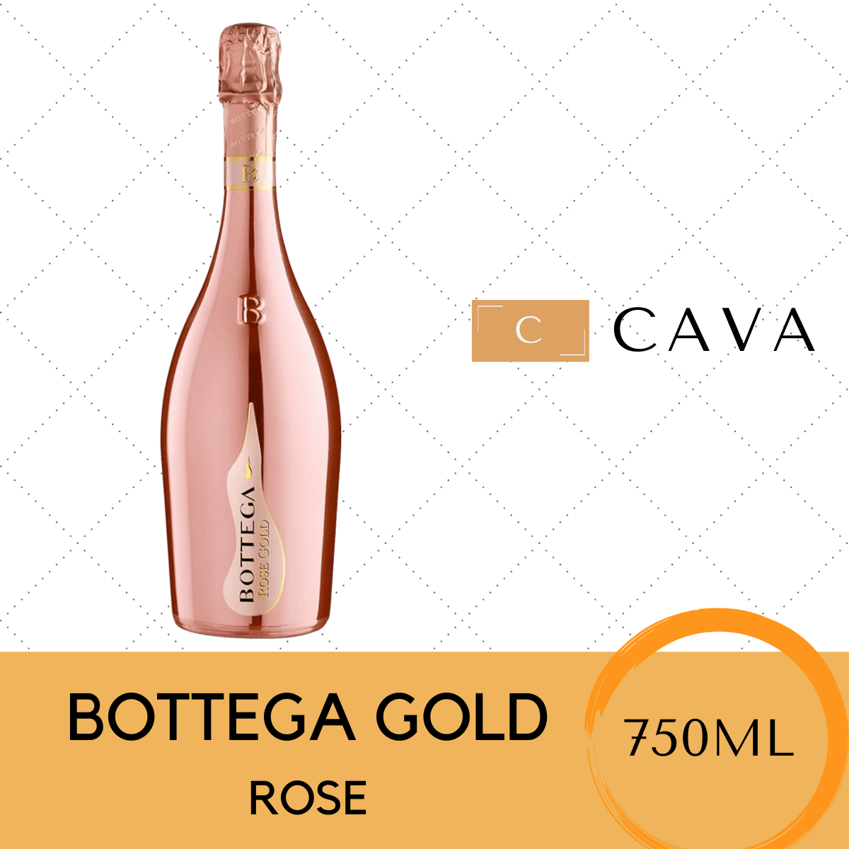 Bottega Rose Gold DOC Spumante Brut Rose Sparkling Wine 750mL Lazada PH
