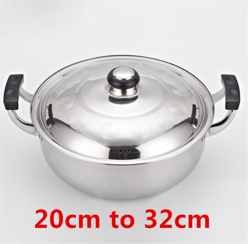 Stainless steel Soup pot Cooking Multipurpose Cookware Non