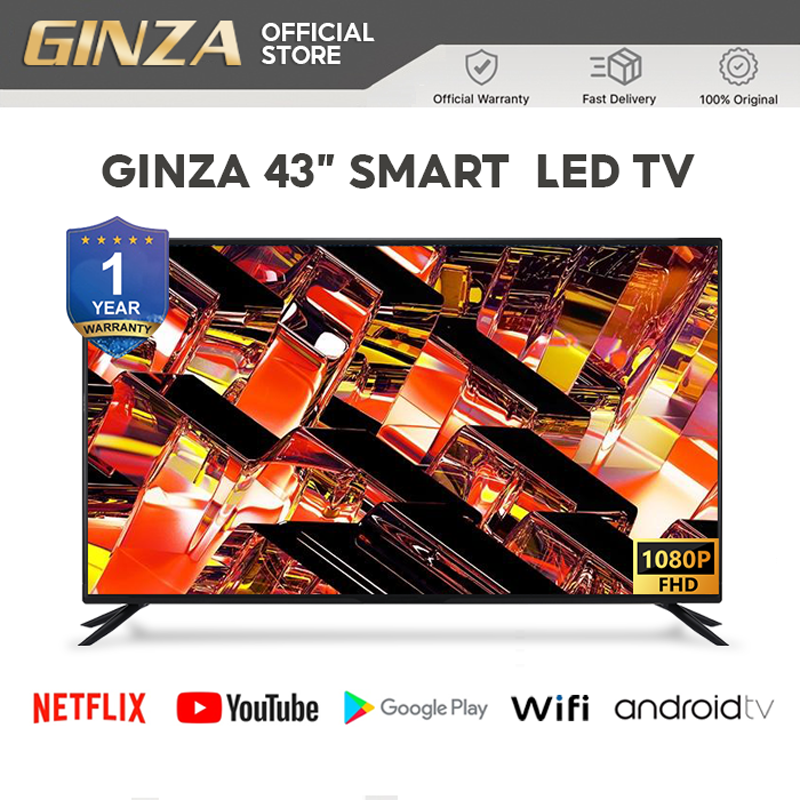 GINZA Smart TV 40 Inches Sale TV Flat Screen Smart TV Sale 43 inch ...