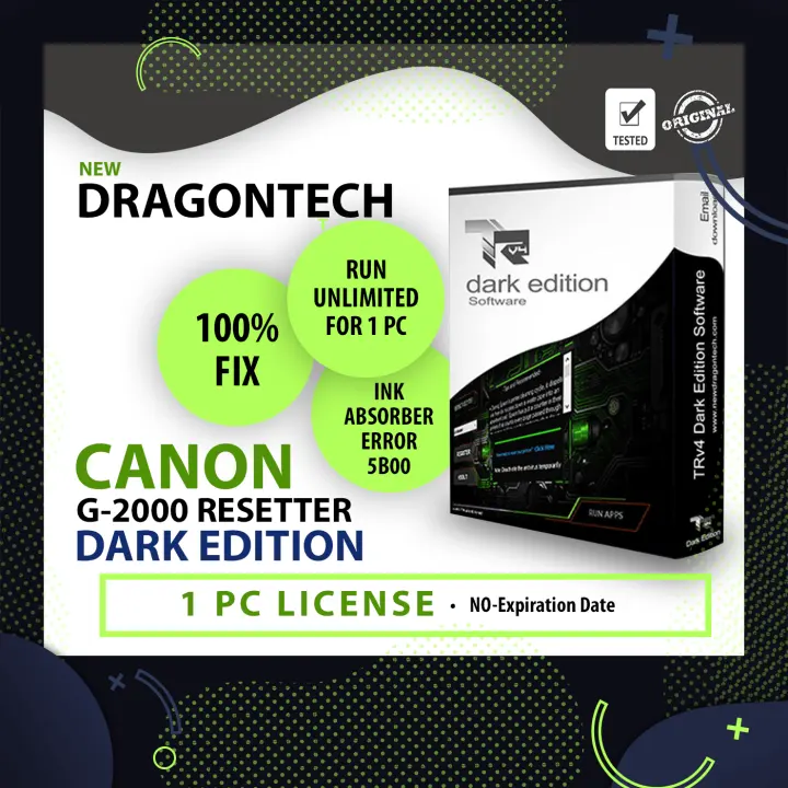 software reset canon g2000