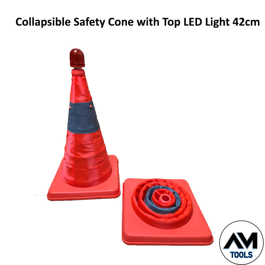 Collapsible Safety Cone Retractable Safety Cone 16.5 inches Road Safety