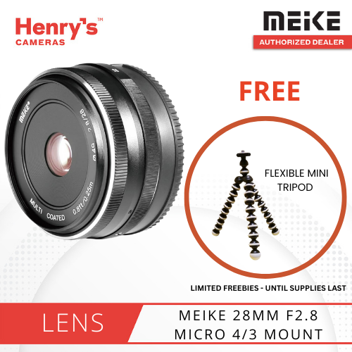 MEIKE 28MM MICRO 4/3 MOUNT LENS PANASONIC LUMIX GF GH OLYMPUS