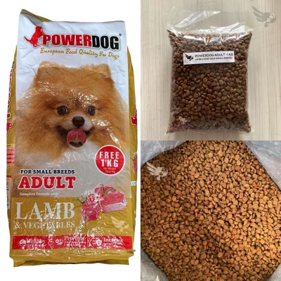 POWERDOG ADULT LAMB & VEGETABLES 1KG REPACKED – FOR SMALL BREEDS – DRY DOG FOOD PHILIPPINES – POWER DOG 1 KG - petpoultryph