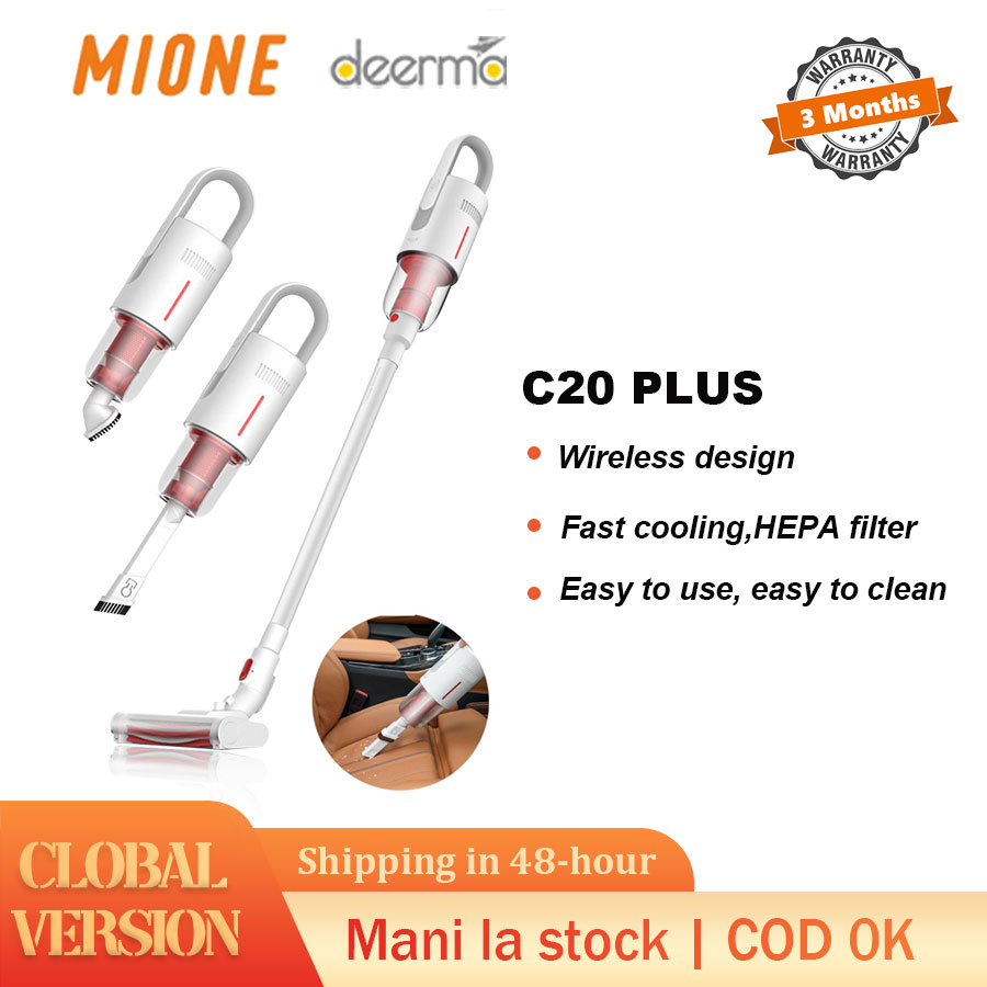 【MiOne】Deerma VC20 Plus Cordless Vacuum Cleaner 3 in 1 Handheld