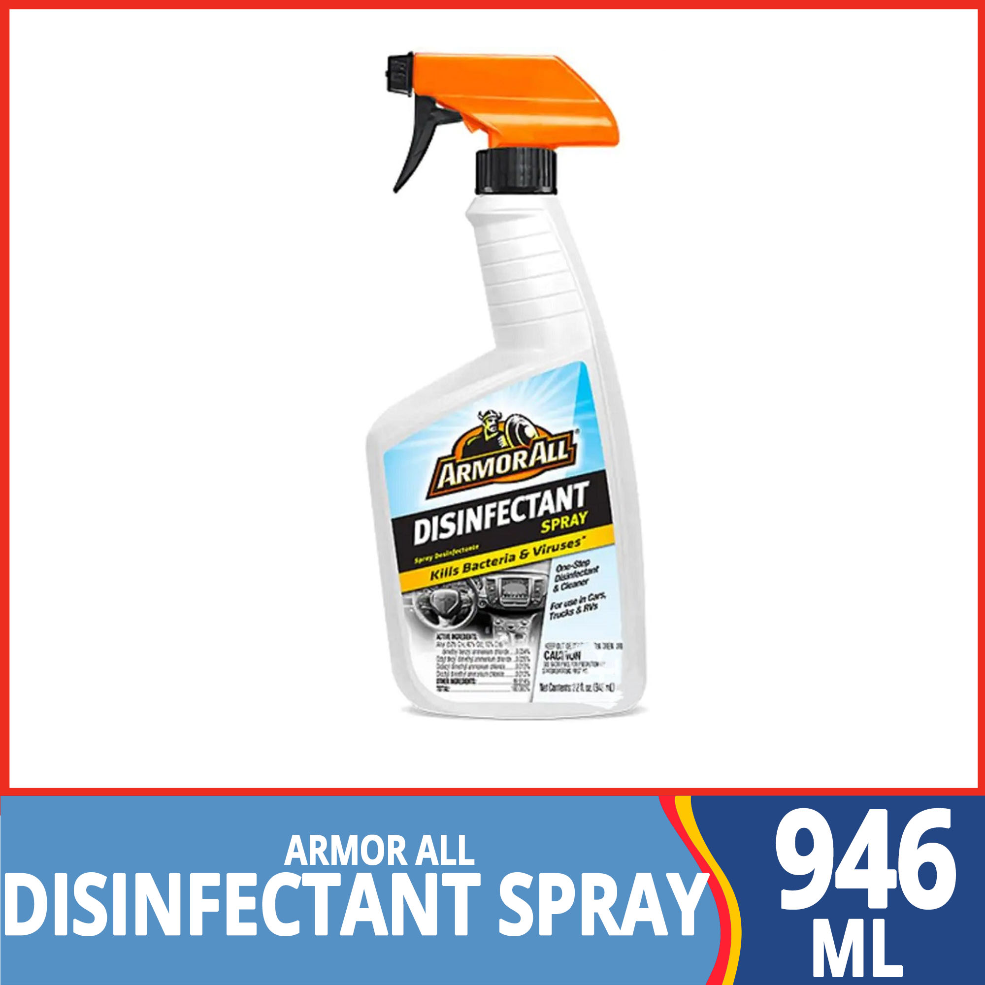 ARMOR ALL Car Disinfectant Spray 946mL Lazada PH