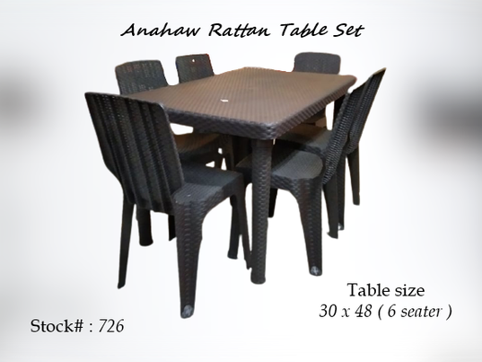 30X48 ANAHAW RATTAN TABLE | Lazada PH